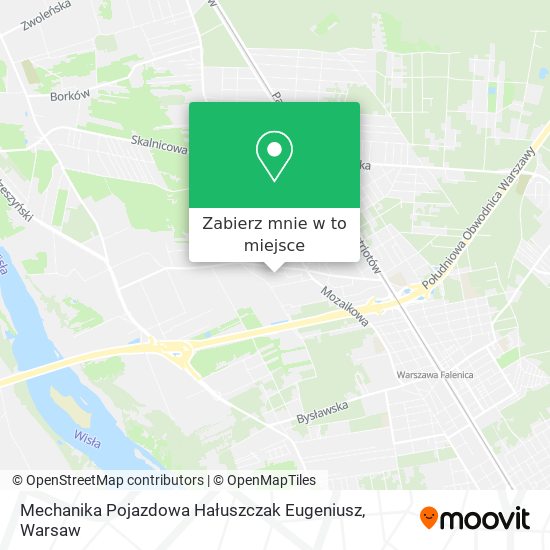 Mapa Mechanika Pojazdowa Hałuszczak Eugeniusz