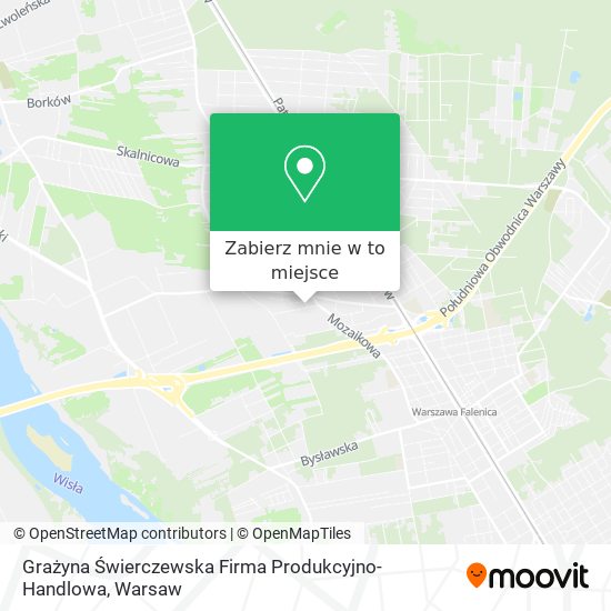 Mapa Grażyna Świerczewska Firma Produkcyjno-Handlowa