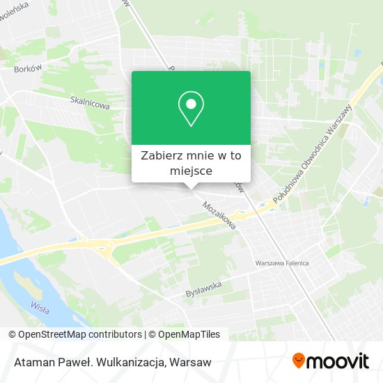 Mapa Ataman Paweł. Wulkanizacja