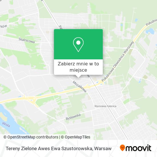 Mapa Tereny Zielone Awes Ewa Szustorowska