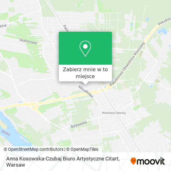 Mapa Anna Kosowska-Czubaj Biuro Artystyczne Citart