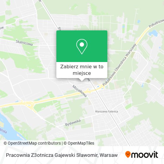 Mapa Pracownia Z3otnicza Gajewski Sławomir