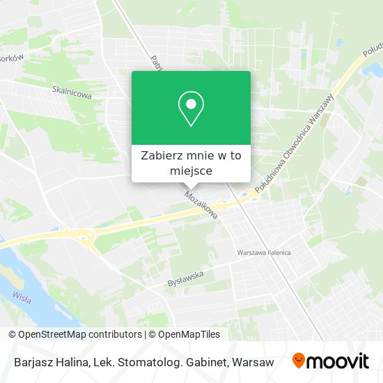 Mapa Barjasz Halina, Lek. Stomatolog. Gabinet