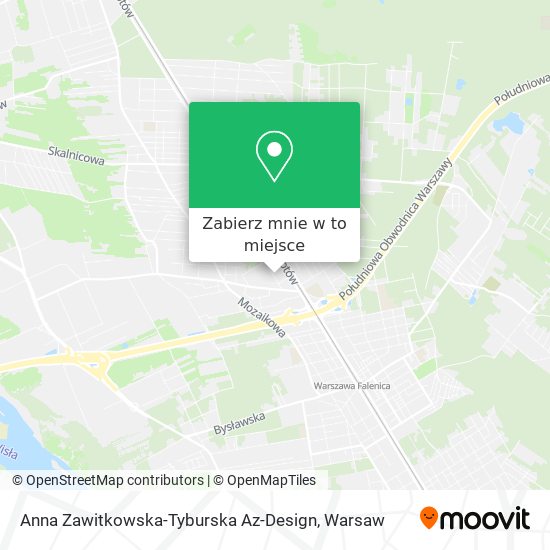 Mapa Anna Zawitkowska-Tyburska Az-Design