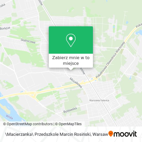 Mapa \Macierzanka\ Przedszkole Marcin Rosiński