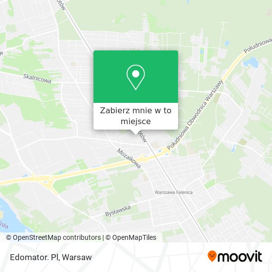 Mapa Edomator. Pl