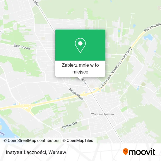 Mapa Instytut Łączności