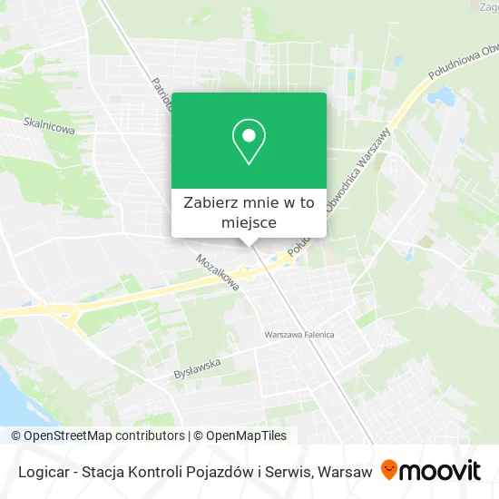 Mapa Logicar - Stacja Kontroli Pojazdów i Serwis