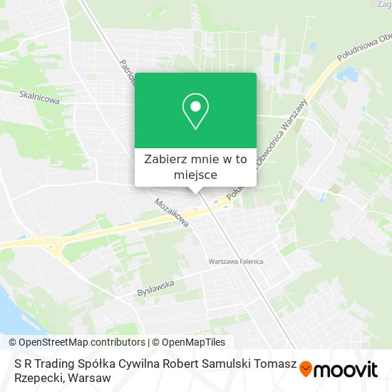 Mapa S R Trading Spółka Cywilna Robert Samulski Tomasz Rzepecki