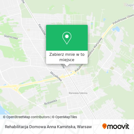 Mapa Rehabilitacja Domowa Anna Kamińska