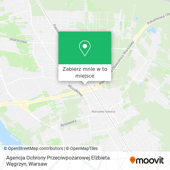 Mapa Agencja Ochrony Przeciwpożarowej Elżbieta Węgrzyn