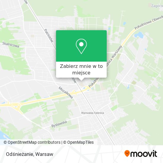 Mapa Odśnieżanie