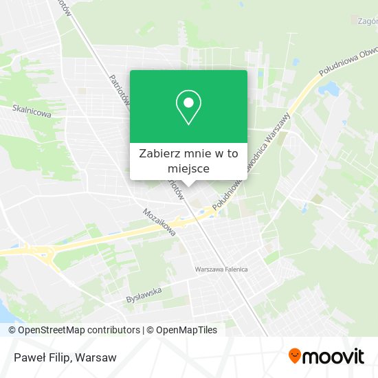 Mapa Paweł Filip