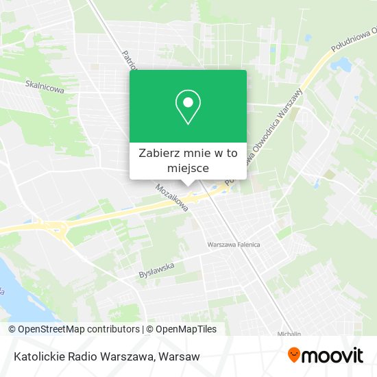 Mapa Katolickie Radio Warszawa