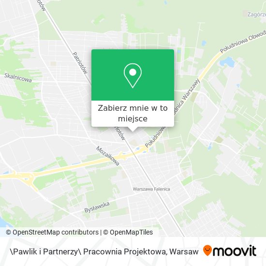 Mapa \Pawlik i Partnerzy\ Pracownia Projektowa