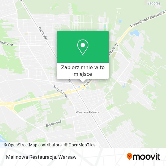 Mapa Malinowa Restauracja