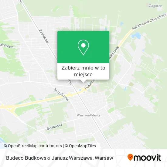 Mapa Budeco Budkowski Janusz Warszawa