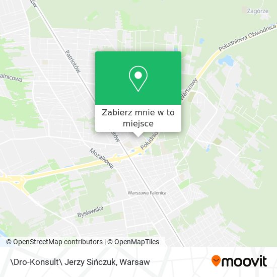 Mapa \Dro-Konsult\ Jerzy Sińczuk