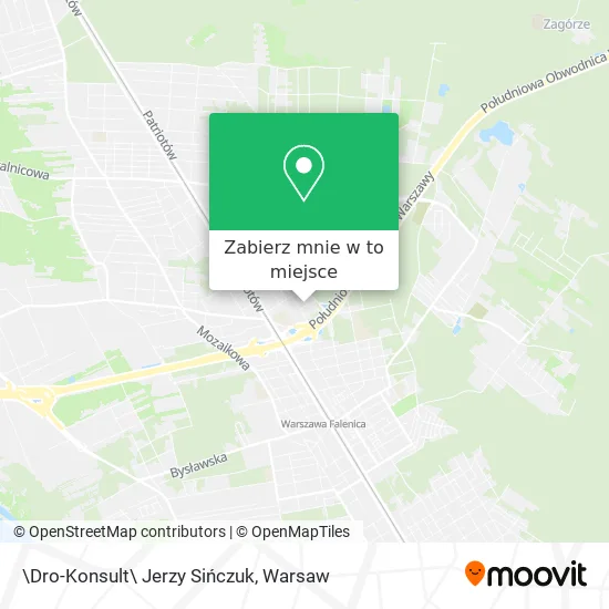 Mapa \Dro-Konsult\ Jerzy Sińczuk