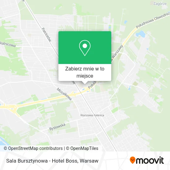 Mapa Sala Bursztynowa - Hotel Boss