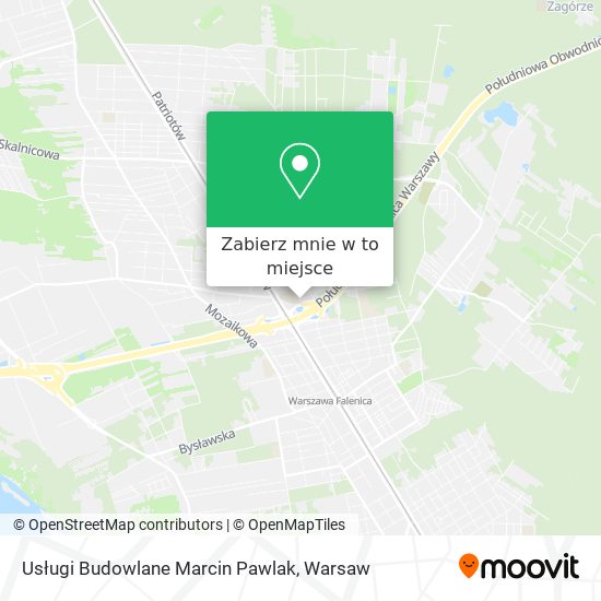 Mapa Usługi Budowlane Marcin Pawlak