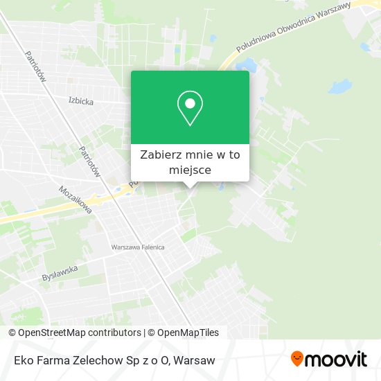 Mapa Eko Farma Zelechow Sp z o O