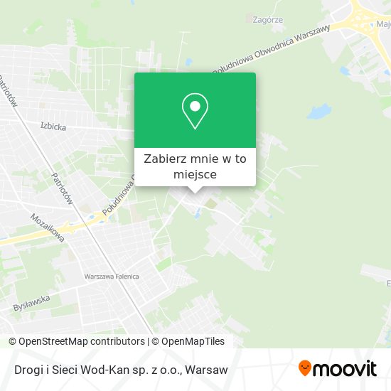 Mapa Drogi i Sieci Wod-Kan sp. z o.o.