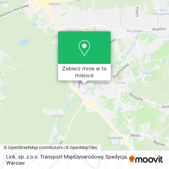 Mapa Link. sp. z o.o. Transport Międzynarodowy, Spedycja