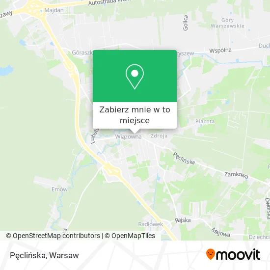 Mapa Pęclińska