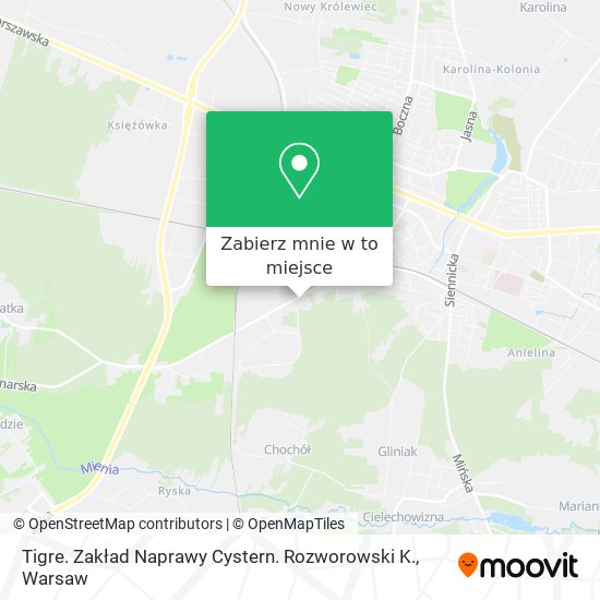 Mapa Tigre. Zakład Naprawy Cystern. Rozworowski K.