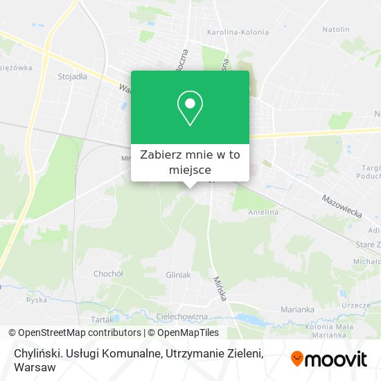 Mapa Chyliński. Usługi Komunalne, Utrzymanie Zieleni