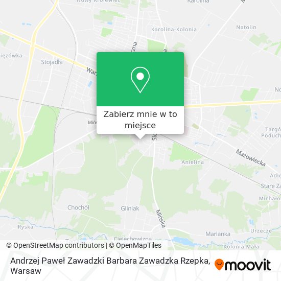 Mapa Andrzej Paweł Zawadzki Barbara Zawadzka Rzepka