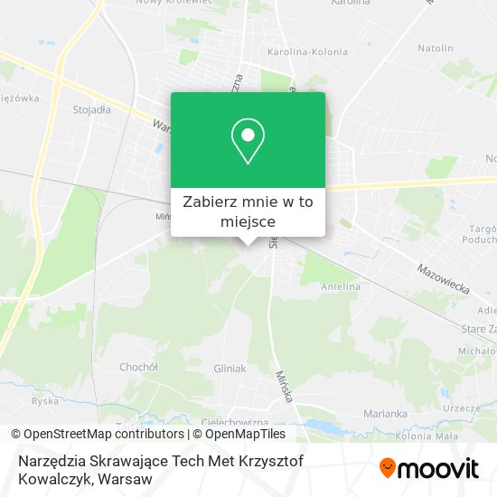 Mapa Narzędzia Skrawające Tech Met Krzysztof Kowalczyk