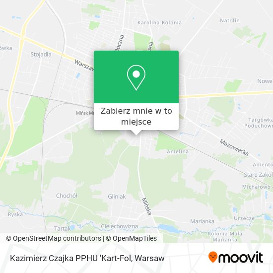 Mapa Kazimierz Czajka PPHU 'Kart-Fol