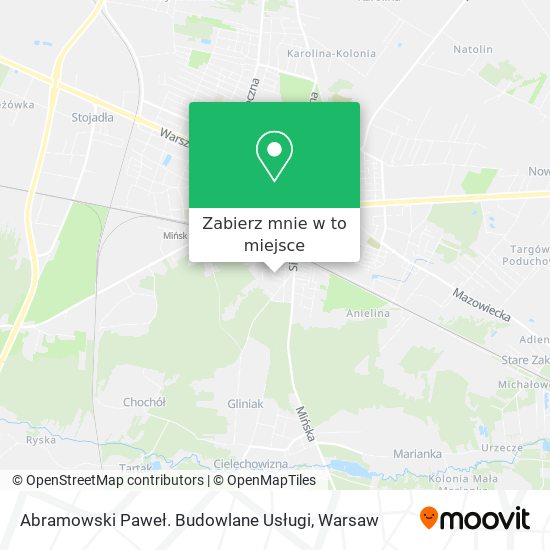 Mapa Abramowski Paweł. Budowlane Usługi