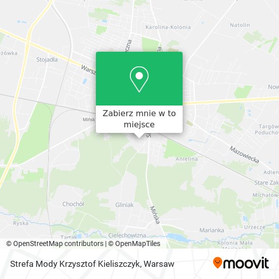 Mapa Strefa Mody Krzysztof Kieliszczyk