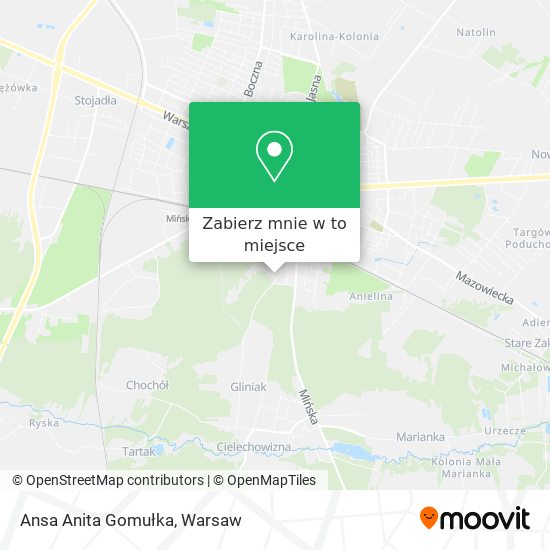 Mapa Ansa Anita Gomułka