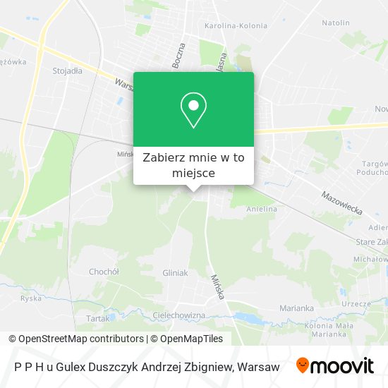 Mapa P P H u Gulex Duszczyk Andrzej Zbigniew