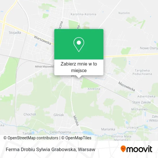 Mapa Ferma Drobiu Sylwia Grabowska