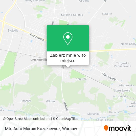 Mapa Mtc Auto Marcin Kozakiewicz