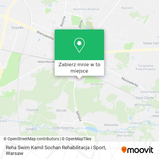 Mapa Reha Swim Kamil Sochan Rehabilitacja i Sport