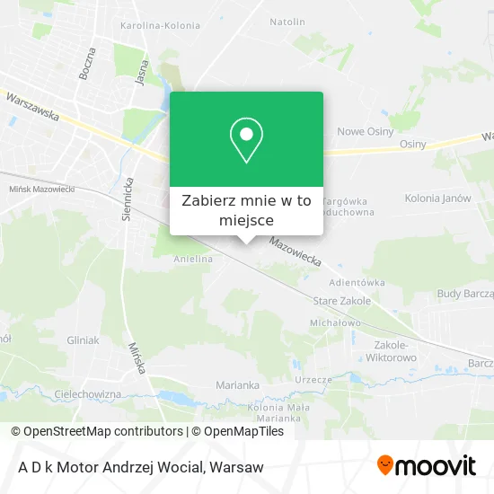 Mapa A D k Motor Andrzej Wocial
