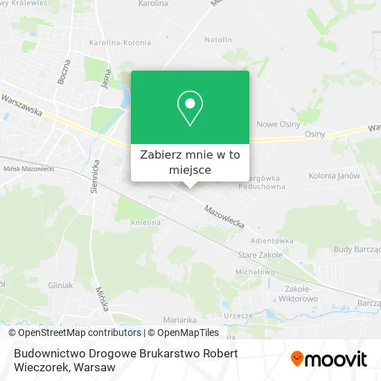 Mapa Budownictwo Drogowe Brukarstwo Robert Wieczorek