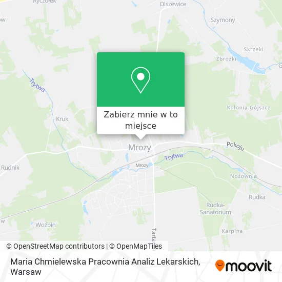 Mapa Maria Chmielewska Pracownia Analiz Lekarskich
