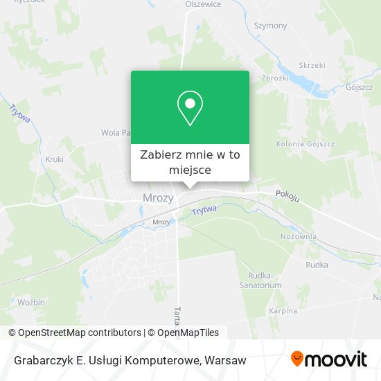 Mapa Grabarczyk E. Usługi Komputerowe