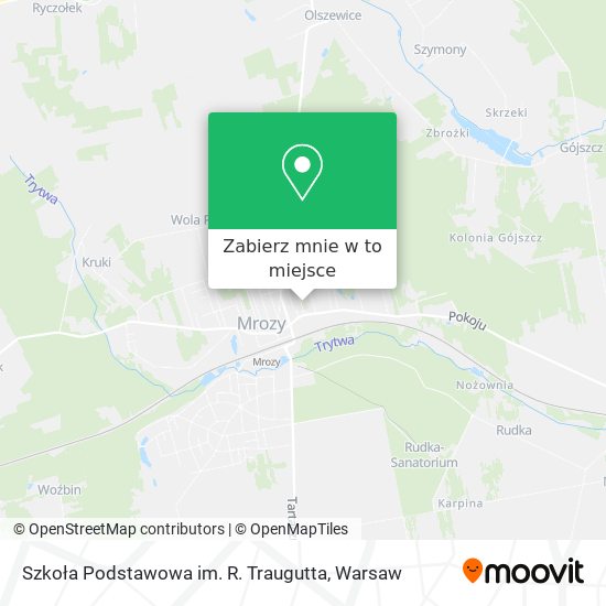 Mapa Szkoła Podstawowa im. R. Traugutta