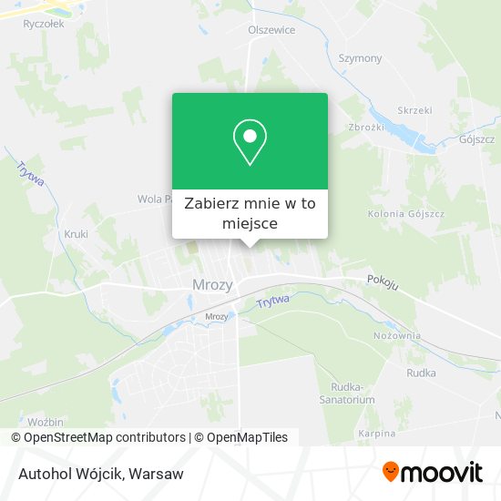 Mapa Autohol Wójcik