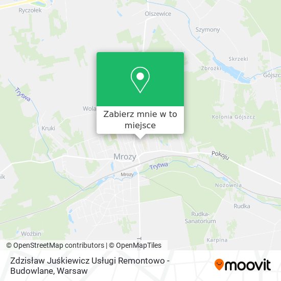 Mapa Zdzisław Juśkiewicz Usługi Remontowo - Budowlane