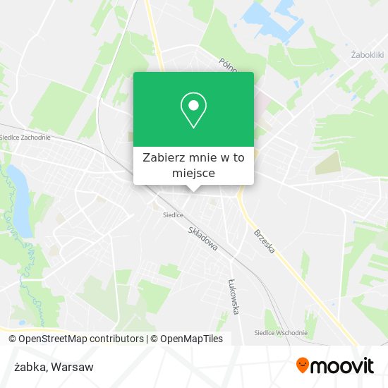 Mapa żabka