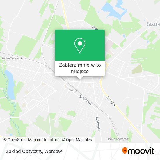 Mapa Zakład Optyczny